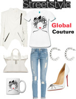 Global Couture logo tee