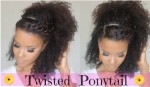 Video Tutorial: Double Twisted Ponytail tutorial