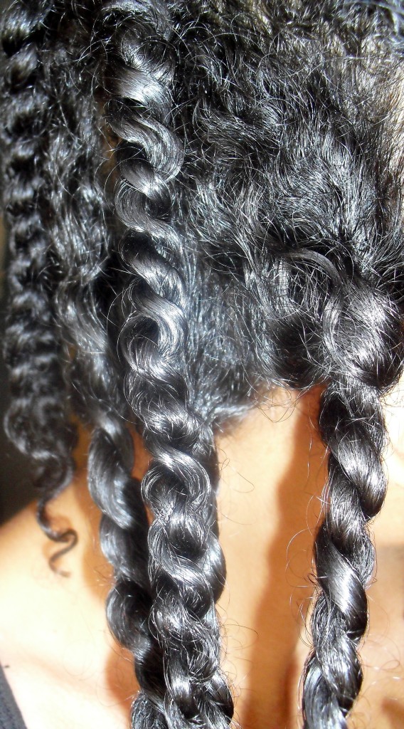 Close up loose twists